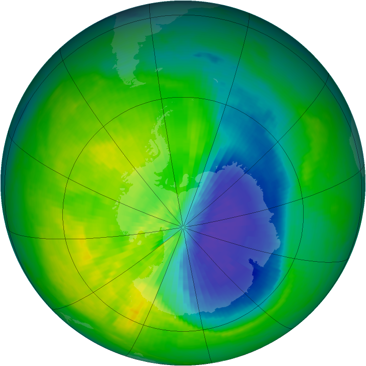 Ozone Map 2002-10-02